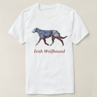 Patriotic Irish Wolfhound T-Shirt