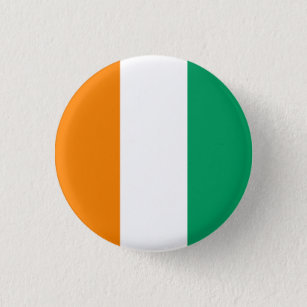Patriotic Ivory Coast Flag 3 Cm Round Badge
