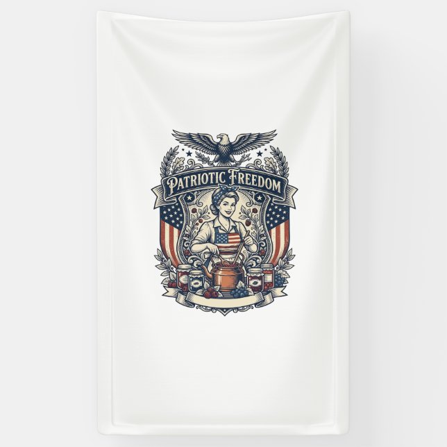 Patriotic Jam Maker Banner (Vertical)