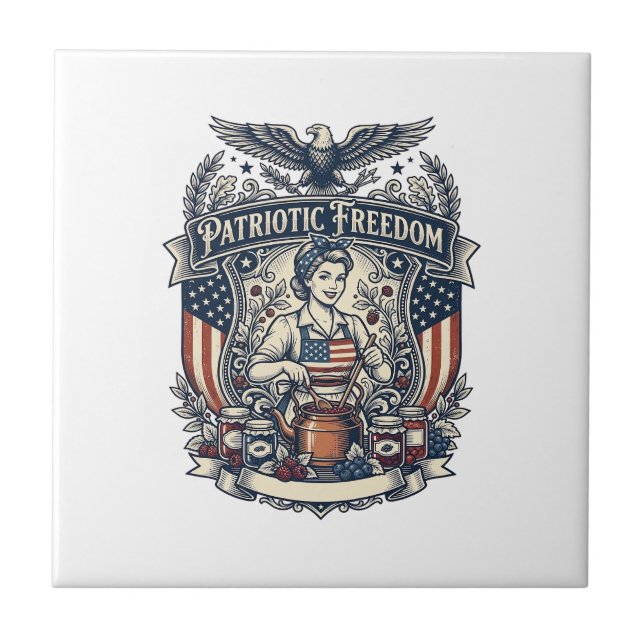 Patriotic Jam Maker Tile (Front)