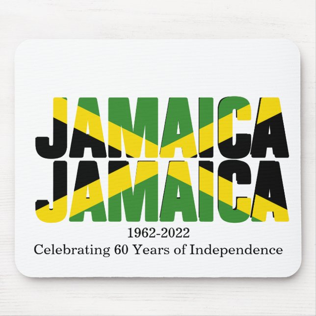 Patriotic JAMAICA JAMAICA Mouse Pad (Front)