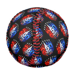 Patriotic Jet Formation Artwork  Baseball