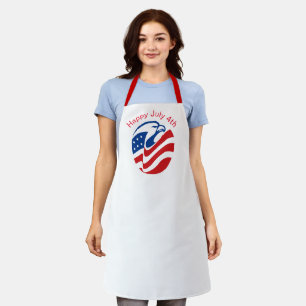 Patriotic July 4th  Apron