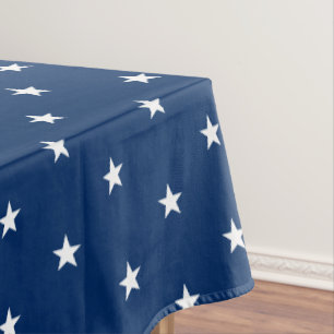Patriotic July 4th Cloth Tablecloth