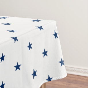 Patriotic July 4th Cloth Tablecloth