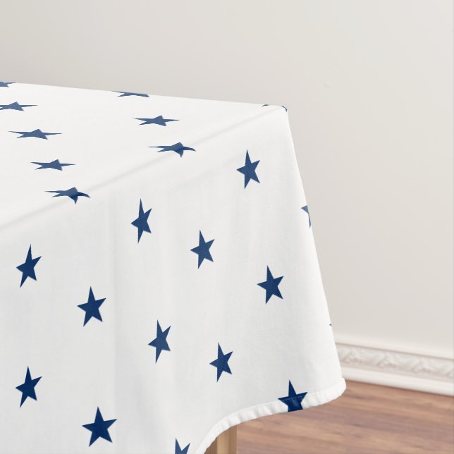  Patriotic July 4th Cloth Tablecloth (In Situ)