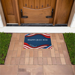 Patriotic July 4th Doormat