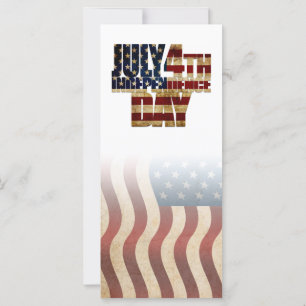 Patriotic July 4th Flag Design
