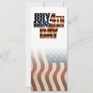 Patriotic July 4th Flag Design