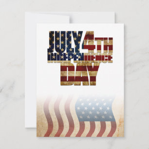 Patriotic July 4th Flag Design