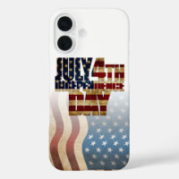 Patriotic July 4th Flag Design