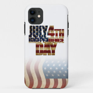 Patriotic July 4th Flag Design Case-Mate iPhone Case