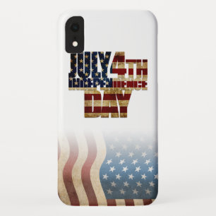 Patriotic July 4th Flag Design Case-Mate iPhone Case