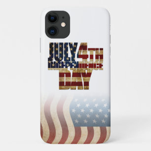 Patriotic July 4th Flag Design Case-Mate iPhone Case