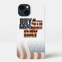 Patriotic July 4th Flag Design