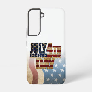 Patriotic July 4th Flag Design Samsung Galaxy Case