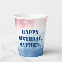Patriotic July 4th Tie Dye Personalised Party
