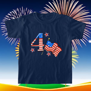 Patriotic July Fourth hats party T-Shirt