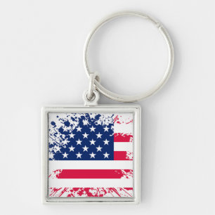 Patriotic Keychain