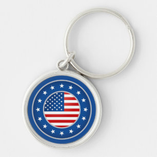 Patriotic Keychain