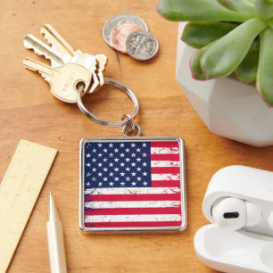 Patriotic Keychain
