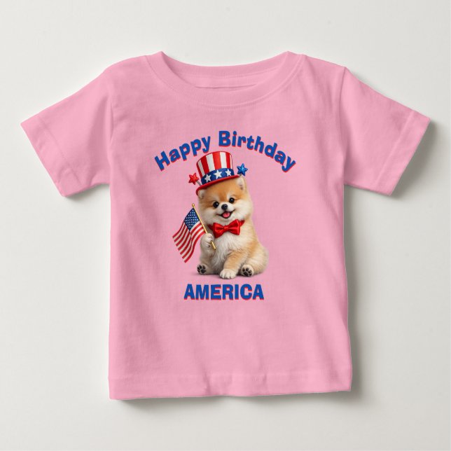 Patriotic Kid (2c) T-Shirt (Front)