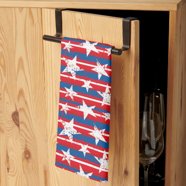 Patriotic Kitchen Towel (Thirds Fold)