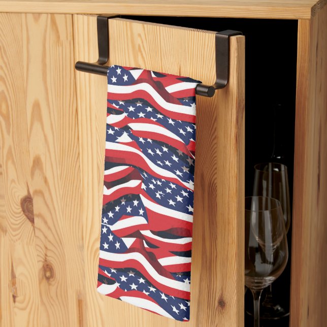 Patriotic Kitchen Towel (Thirds Fold)
