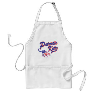Patriotic-Kitty-2 Standard Apron