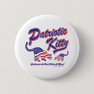 Patriotic Kitty Cats 6 Cm Round Badge