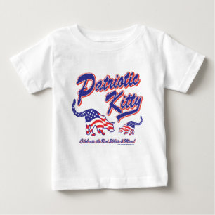 Patriotic Kitty Cats Baby T-Shirt