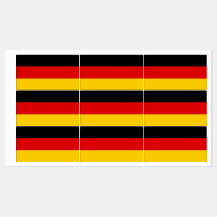 Patriotic labels with flag of Germany