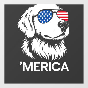 Patriotic Labrador American Flag Fourth of July