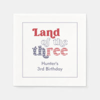 Patriotic Land Of The Three 3rd Birthday Party