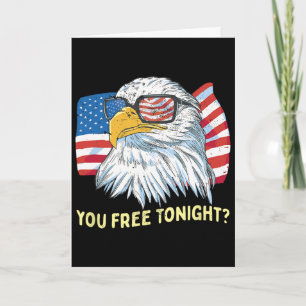 Patriotic Ld Eagle America Independence Day 4th Ju Card