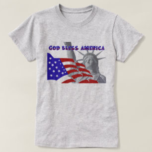 Patriotic Liberty God Bless America T-Shirt