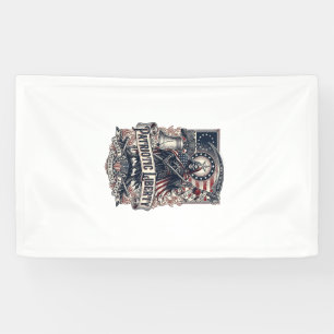 Patriotic Liberty Reaper Dark Patriot Skeleton & R Banner