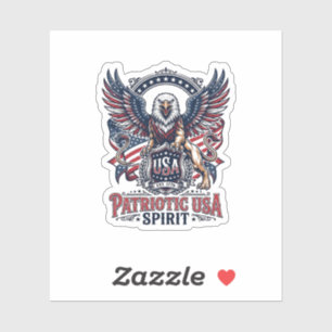 Patriotic Lion Eagle Guardian Animal Hybrid Patrio
