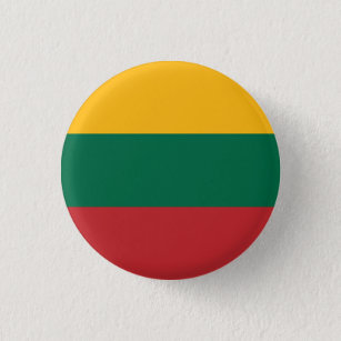 Patriotic Lithuania Flag 3 Cm Round Badge