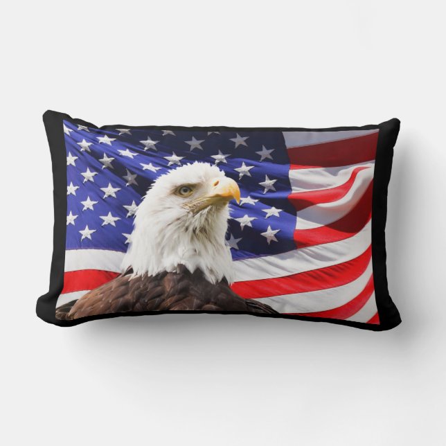 Patriotic Lumbar Cushion (Front)