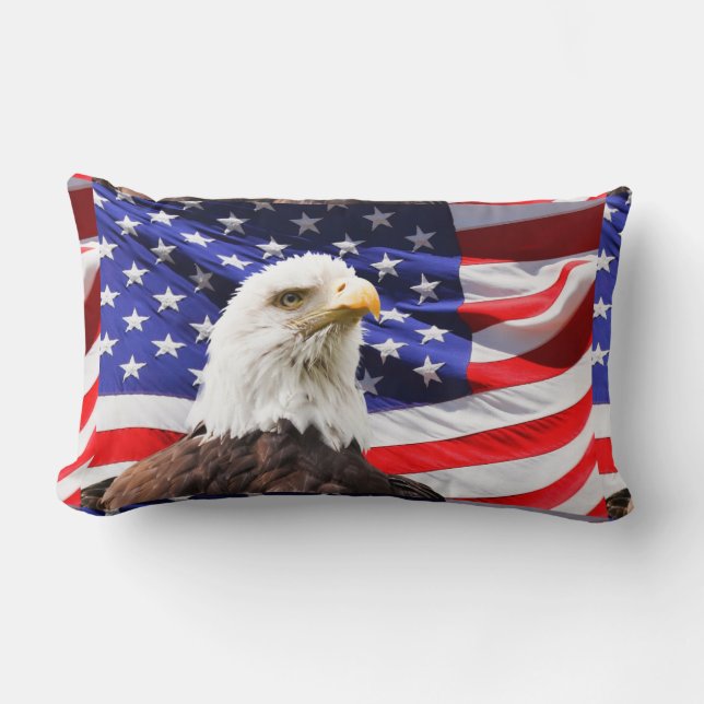 Patriotic Lumbar Cushion (Front)