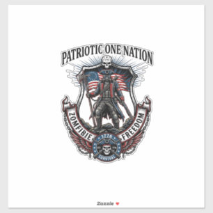 Patriotic Mad Road 1776 Warrior Zombie Apocalypse 