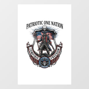 Patriotic Mad Road 1776 Warrior Zombie Apocalypse