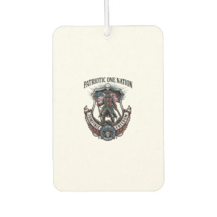 Patriotic Mad Road 1776 Warrior Zombie Apocalypse  Car Air Freshener