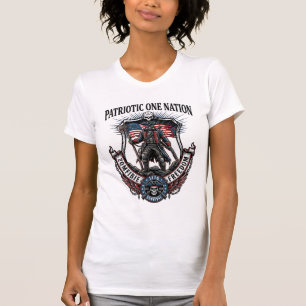 Patriotic Mad Road 1776 Warrior Zombie Apocalypse  T-Shirt