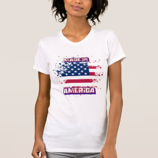 Patriotic "Made in America" American Flag Women's T-Shirt