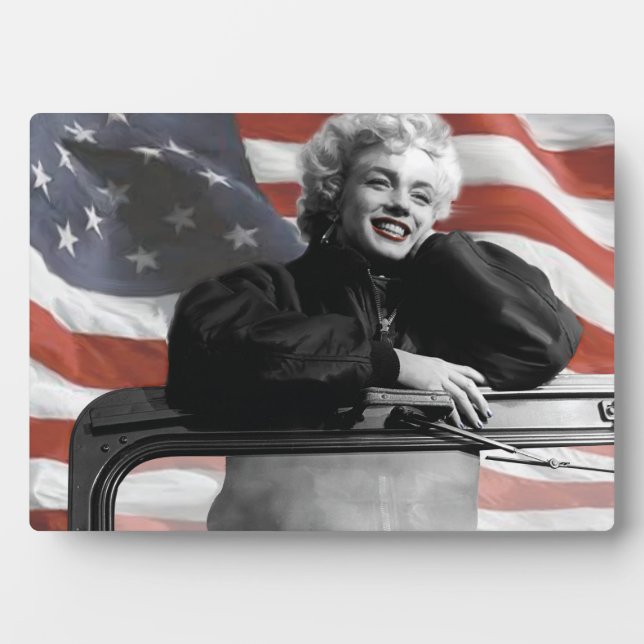 Patriotic Marilyn Plaque (Front)