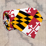 Patriotic Maryland Tie, fashion USA, Maryland Flag Tie<br><div class="desc">Neck Tie: Patriotic Maryland Flag fashion and Maryland business design USA - love my country,  office wear,  travel,  national patriots / sports fans</div>