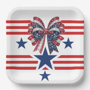 Patriotic Matching Paper Plate