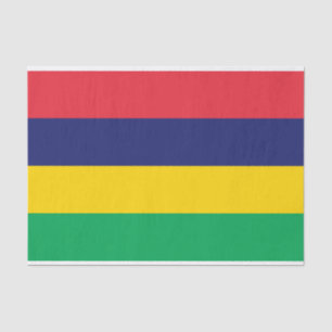 Patriotic Mauritius Flag Tissue Paper